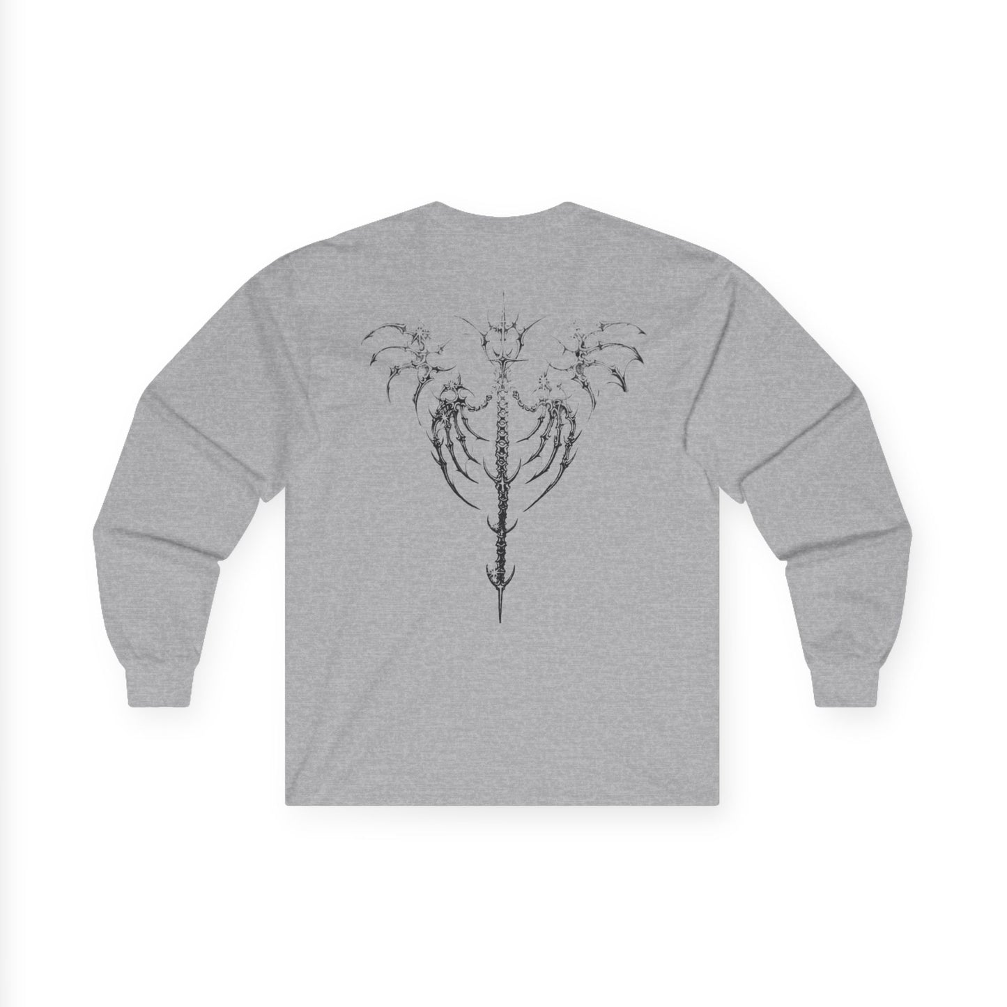 VoidedAngels Long Sleeve Tee – Angel Wings Cybersigilism Design