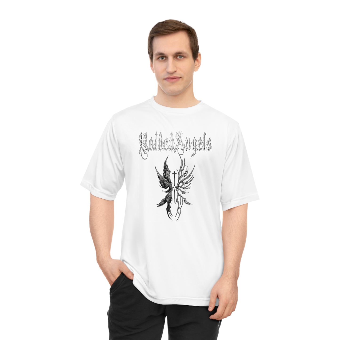VoidedAngels Performance T-Shirt - Angel vs Demon Battle Design
