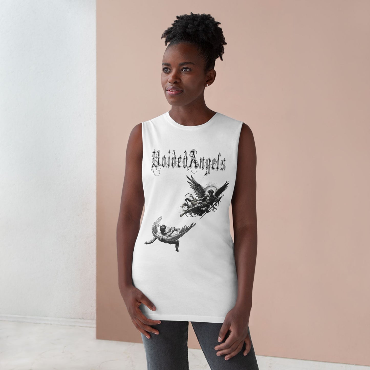 VoidedAngels Tank Top – Cyber Sigil Muscle Shirt