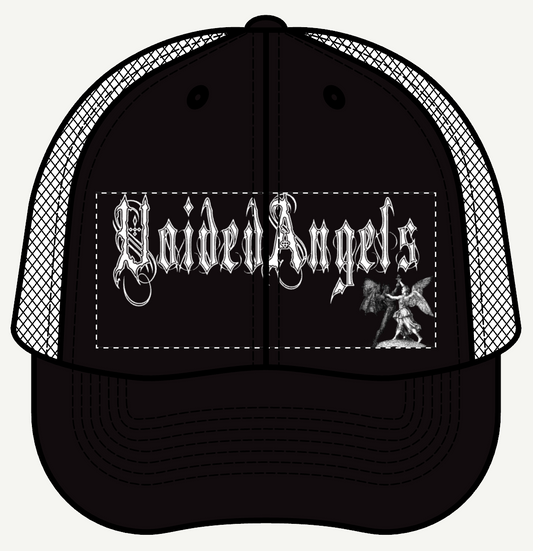 VoidedAngels Embroidered Trucker Hat – Gothic Streetwear Cap