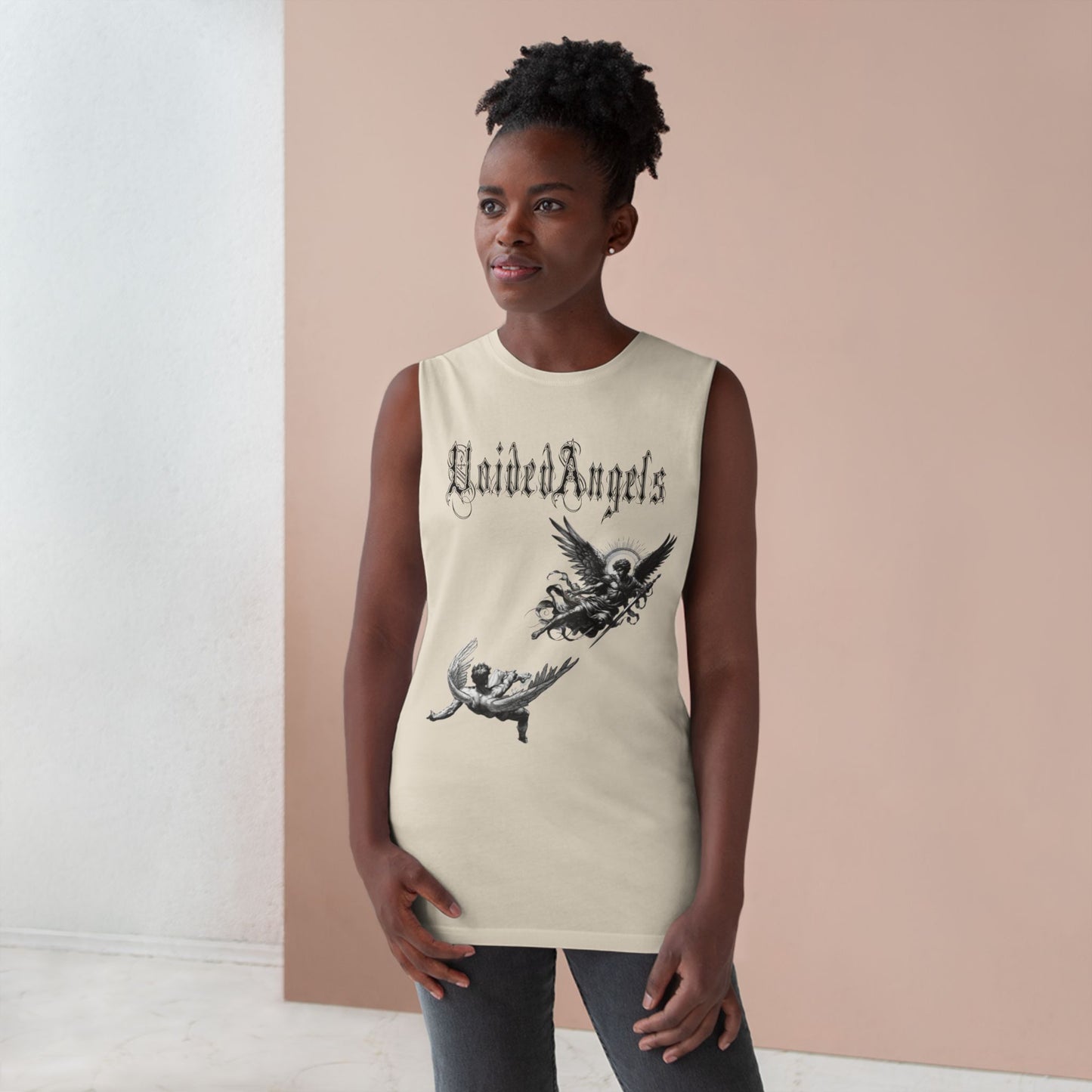 VoidedAngels Tank Top – Cyber Sigil Muscle Shirt