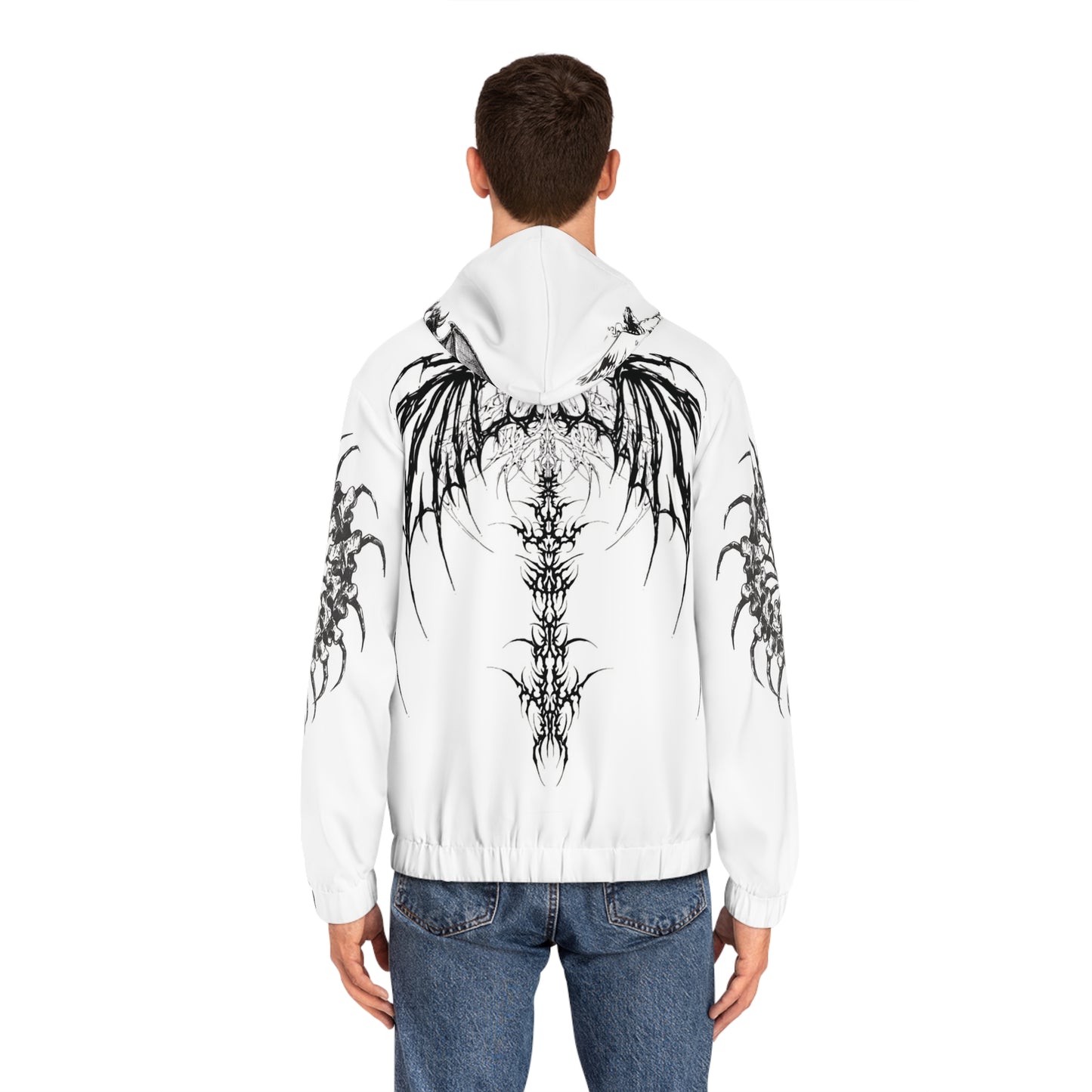 VoidedAngels Gothic Full-Zip Hoodie – Streetwear for Men & Women