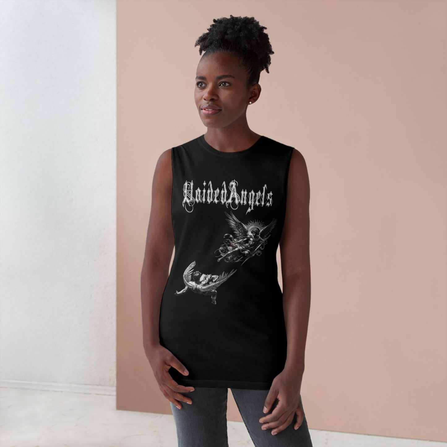 VoidedAngels Tank Top – Cyber Sigil Muscle Shirt