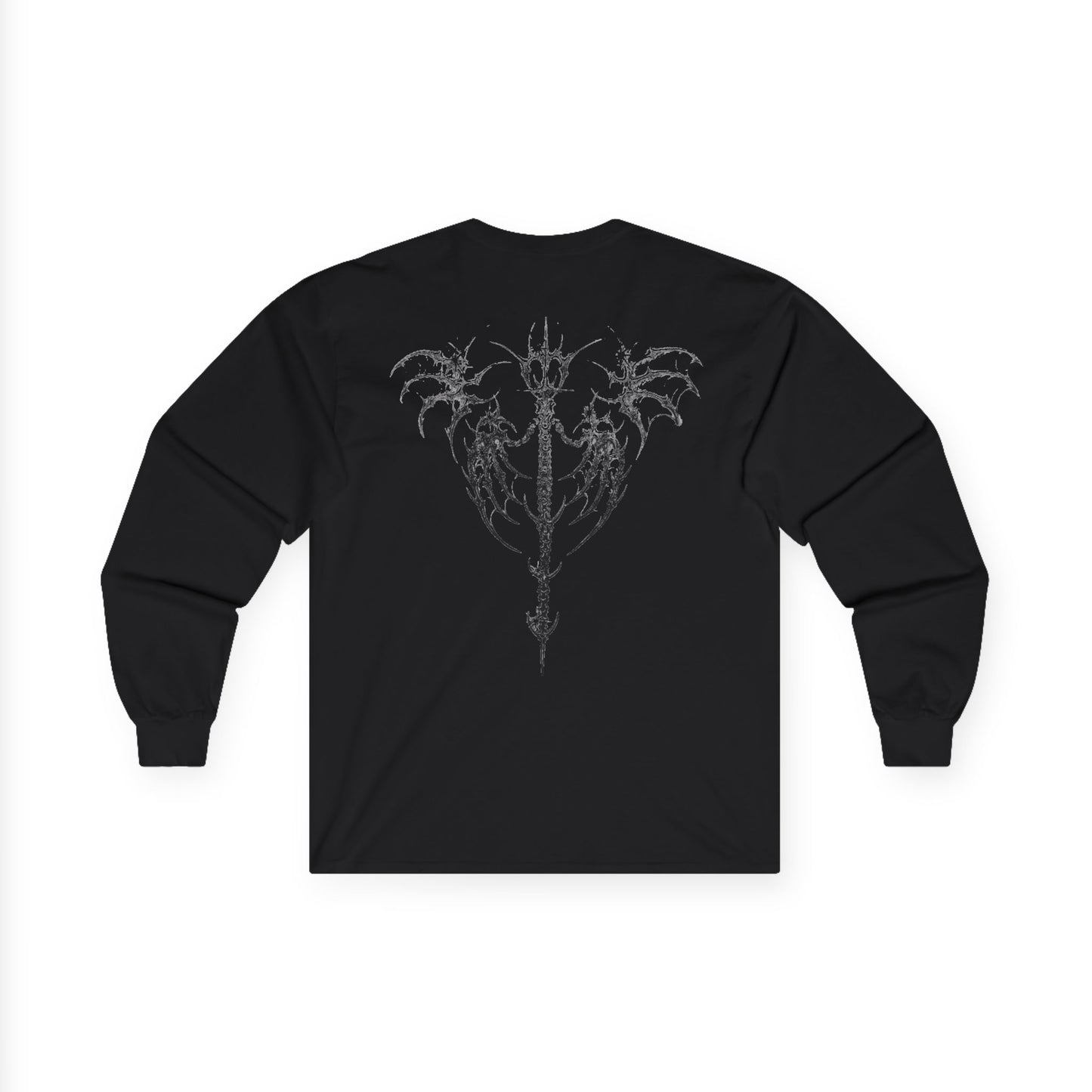VoidedAngels Long Sleeve Tee – Angel Wings Cybersigilism Design