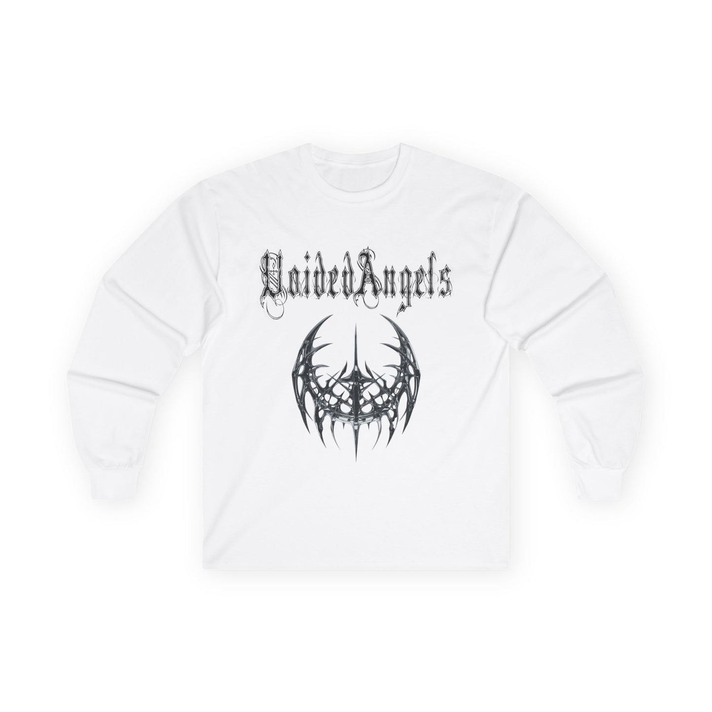 VoidedAngels Long Sleeve Tee – Angel Wings Cybersigilism Design
