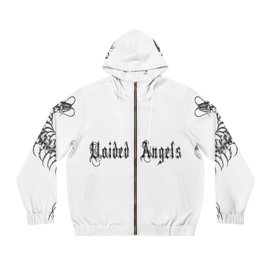 VoidedAngels Gothic Full-Zip Hoodie – Streetwear for Men & Women